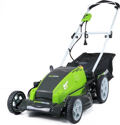 Greenworks 21-Inch 13-Amp Corded Electric Lawn Mower