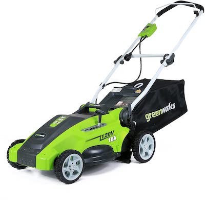 Greenworks 16-Inch 10-Amp Corded Electric Lawn Mower