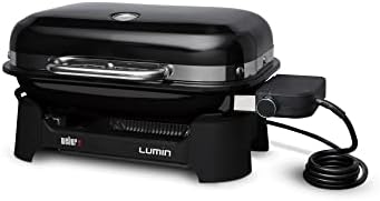 Weber Lumin Compact Outdoor Electric BBQ Grill – Perfect for Small Spaces, Portable and Convenient