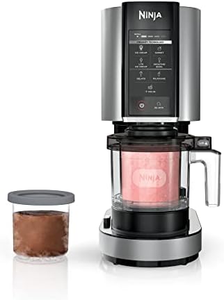 Ninja NC301 CREAMi Ice Cream Maker: 7 One-Touch Programs, Compact Size, Perfect for Kids