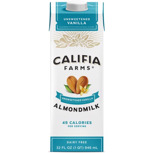 Califia Farms – Unsweetened Vanilla Almond Milk: The Perfect Dairy-Free, Vegan, and Keto-Friendly Smoothie Ingredient
