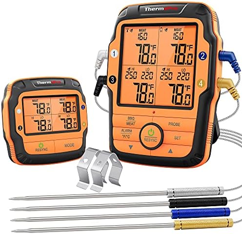 ThermoPro TP27: Long Range Wireless Meat Thermometer for Grilling and Smoking