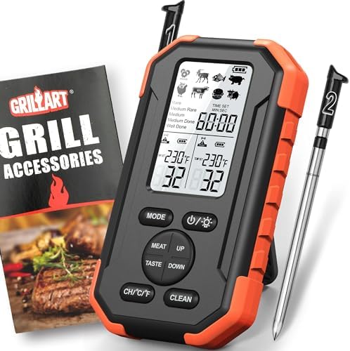 Wireless Meat Thermometer: Perfect Grilling Companion!