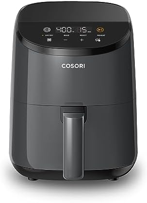 Compact Cosori Mini Air Fryer: 4-in-1 Functionality, Quiet Operation, Easy Cleaning
