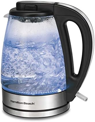 Hamilton Beach Electric Tea Kettle: Boil, Brew, and Serve in Style!
