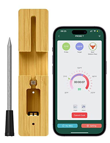 Ultimate Wireless Meat Thermometer: Smart App Control & 165ft Range