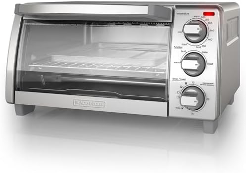 Efficient Cooking with BLACK+DECKER 4-Slice Toaster Oven
