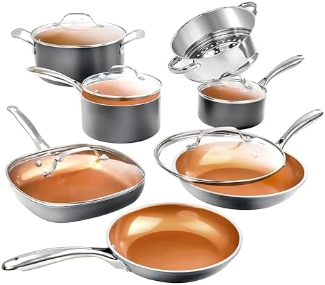 Ultimate Non-Stick Cookware Set: Gotham Steel 12 Pc Set by Chef Daniel Green