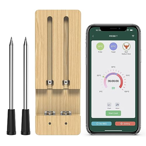 Smart Wireless Meat Thermometer: Perfect for Grilling and More!