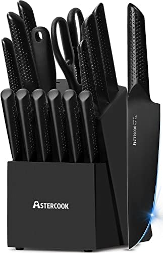 Ultimate Kitchen Knife Set: German Stainless Steel, 15 Pieces