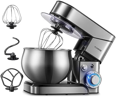 FOHERE Stand Mixer: Ultimate Kitchen Powerhouse for Baking Success