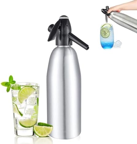 Create Refreshing Cocktails with Soda Siphon Sparkling Water Maker