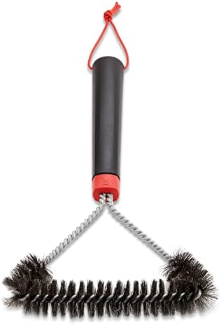 Ultimate Grilling Companion: Weber 12″ Three-Sided Grill Brush