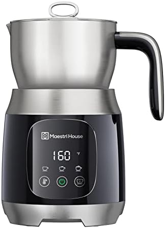 Maestri House Milk Frother: Variable Temp, Smart Touch Control, Memory Function