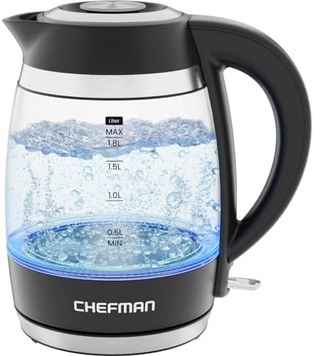 Chefman Electric Kettle: Fast Boiling, Easy Cleaning, Safe Design