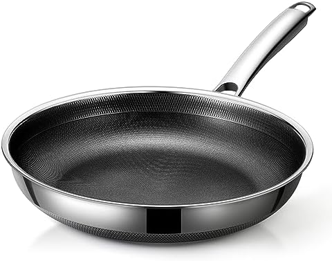 Ultimate Non Stick Hybrid Frying Pans: LIGTSPCE 10 inch
