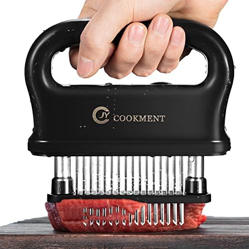 JY COOKMENT Meat Tenderizer: 48 Stainless Steel Blades for Perfect BBQ Results