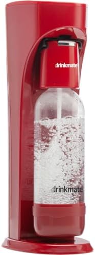 Drinkmate OmniFizz Sparkling Water and Soda Maker – Royal Red