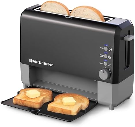 West Bend 77224 Toaster: QuikServe Slide Through with Bagel Settings