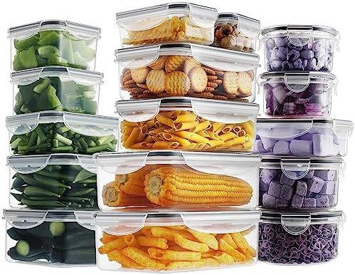   Product Test: 32 Pieces Food Storage Containers Set with Snap Lids This 32-piece food storage containers set is perfect for keeping your food fresh and organized. With 16 lids and 16 containers, you’ll have plenty of options for storing leftovers, meal prepping, and packing lunches. The plastic containers are BPA-free, ensuring that your food stays safe and healthy. The snap lids make it easy to seal in freshness and prevent leaks. Whether you’re using them at home or on the go, these black lunch containers are a convenient and reliable choice for all your food storage needs. 