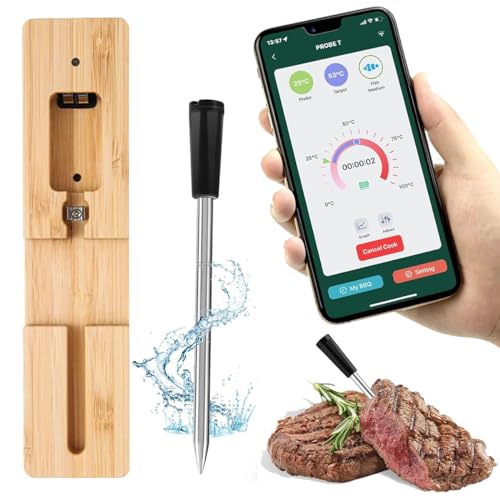Smart Meat Thermometer with Bluetooth for Perfectly Cooked Meals