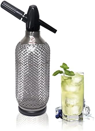 Retro Design Glass Soda Siphon – Perfect for Cocktails!