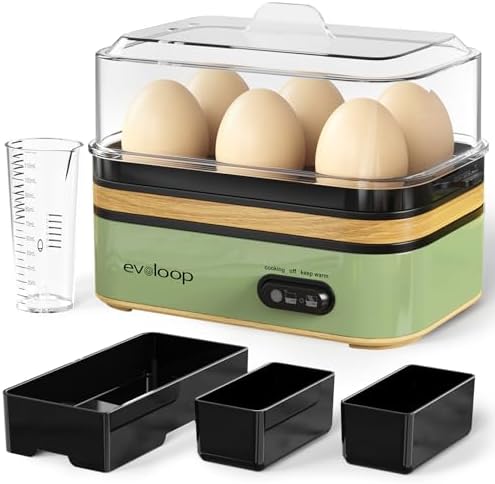 Effortless Egg Cooking: Electric 6-Egg Poacher & Omelet Maker