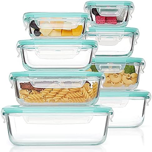Vtopmart Glass Food Storage Containers: Airtight Meal Prep Solution
