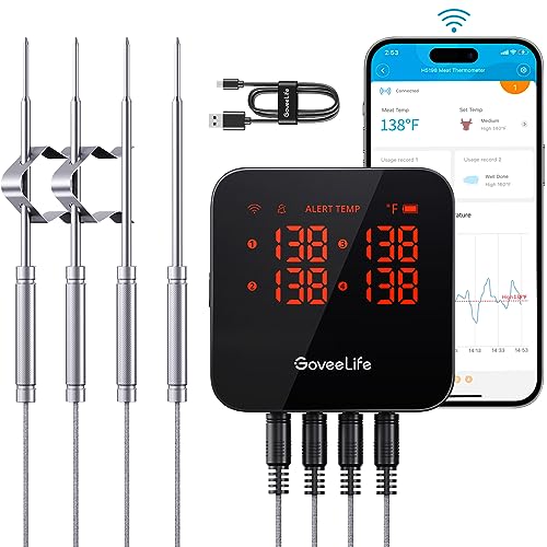 Smart Cooking Made Easy: GoveeLife WiFi Meat Thermometer